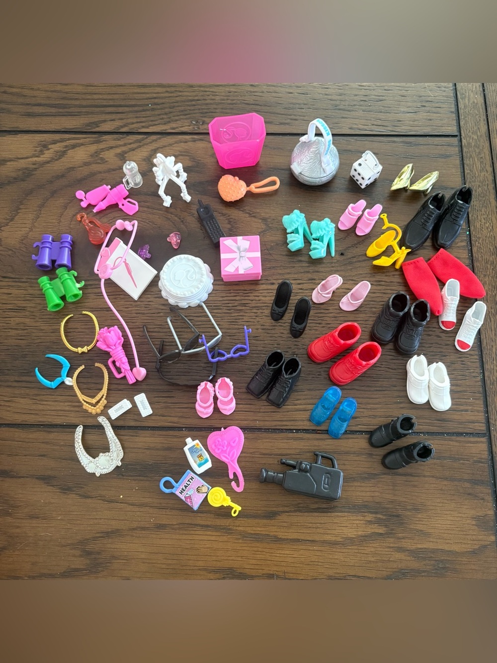 Huge Barbie Shoes Accessories Lot